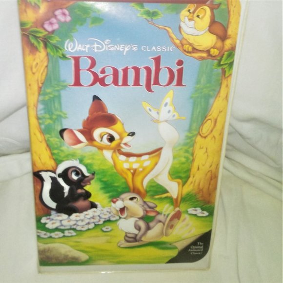 Disney Bambi VHS Black Diamond Edition
